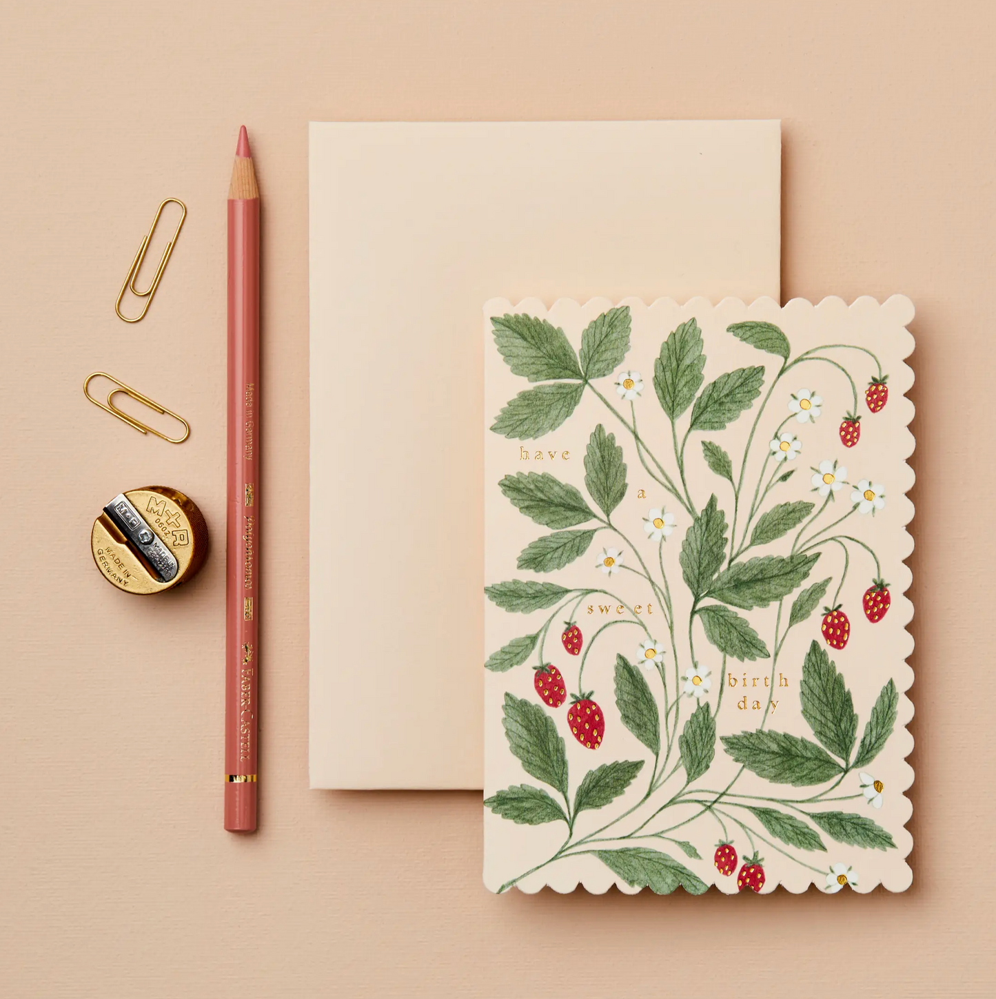 Strawberry "Have A Sweet Birthday" Card