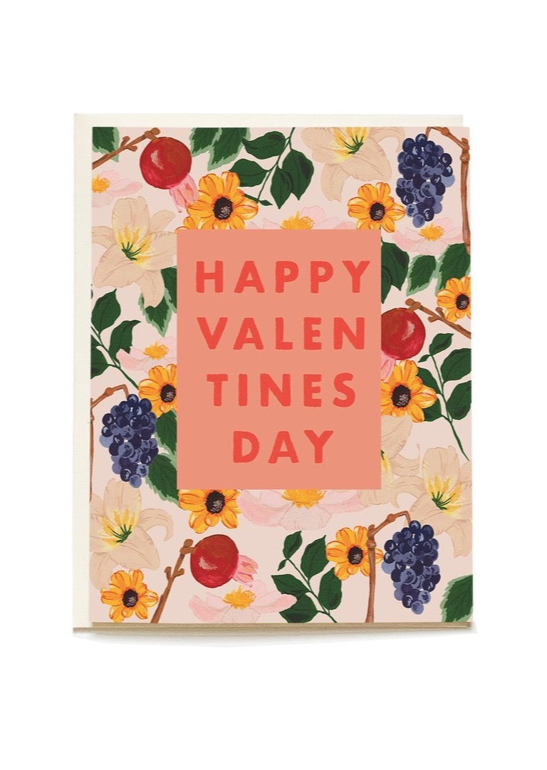 Pomegranate Valentine's Day Card