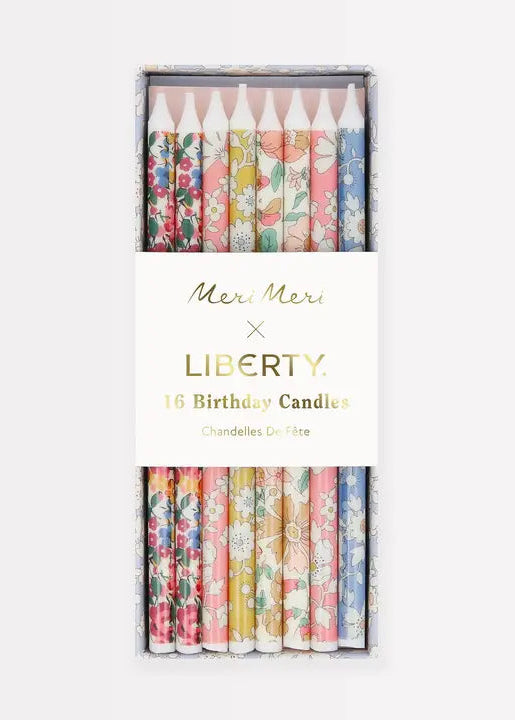 Meri Meri X Liberty Mixed Print Party Candles