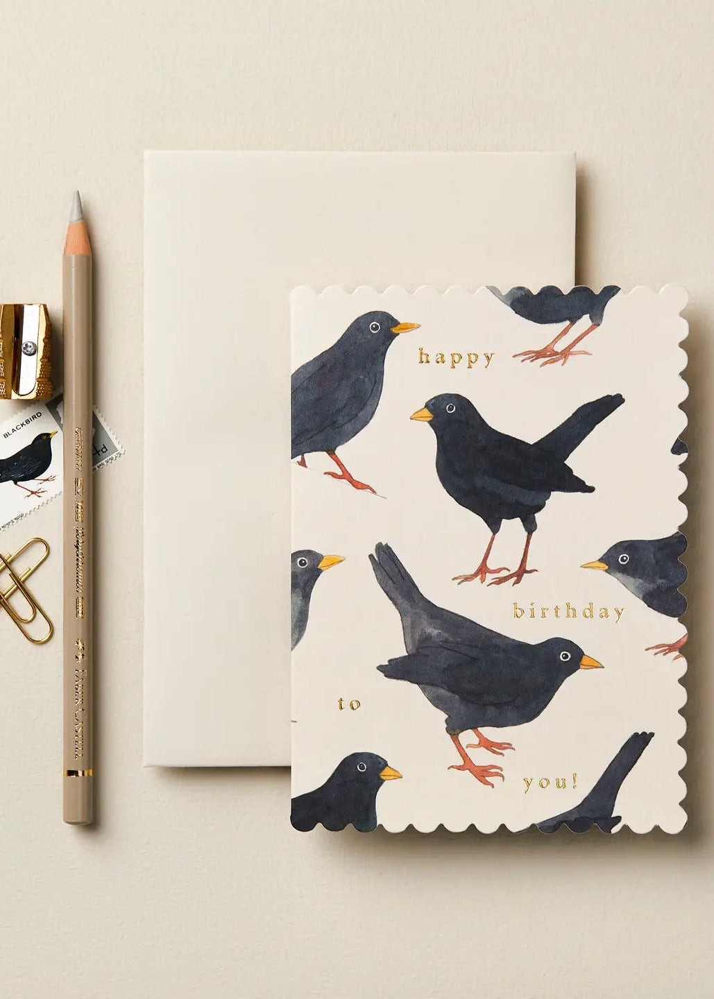 Blackbird 'Happy Birthday To You!' Card