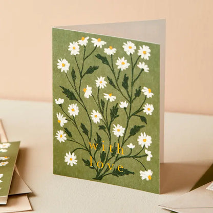 Daisy "With Love" Mini Card
