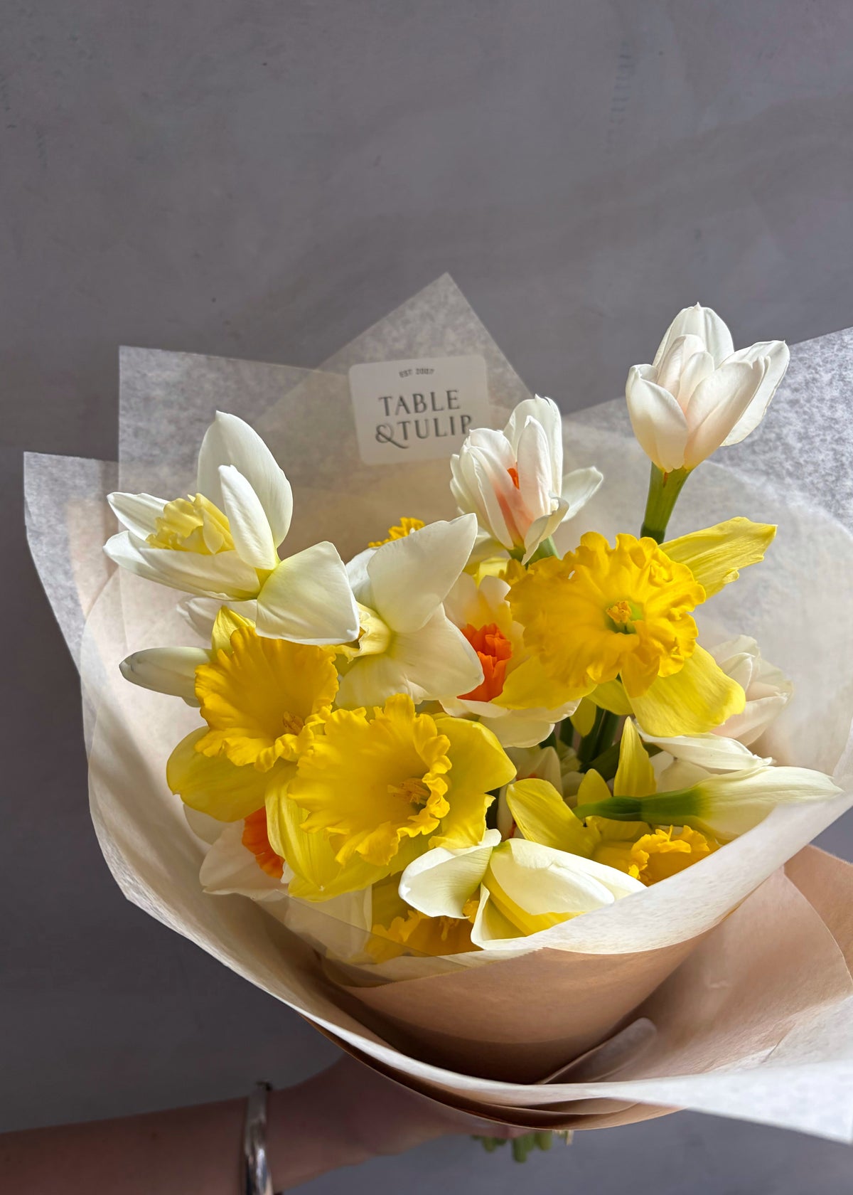 'Color-Burst' Narcissus Bouquet