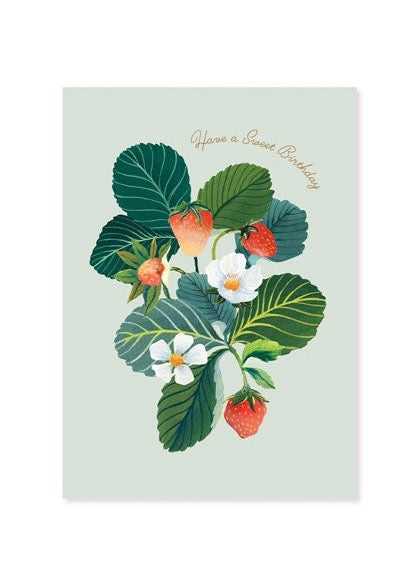 Strawberry Pop-Up Card