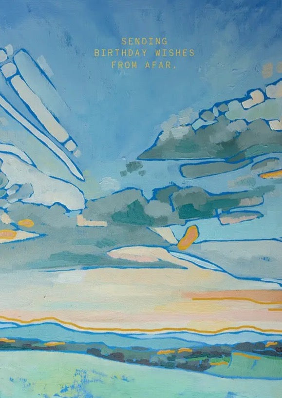 Birthday Wishes From Afar Card