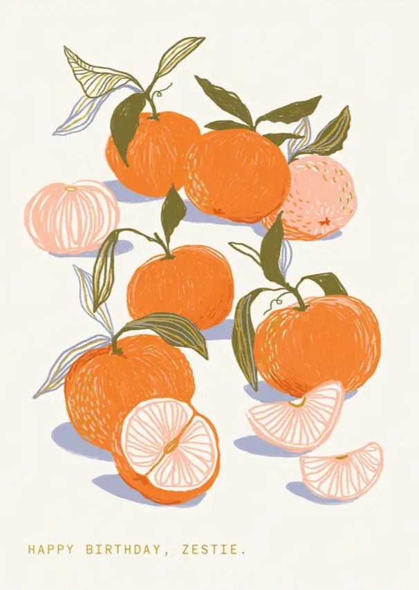 Zestie Birthday Card