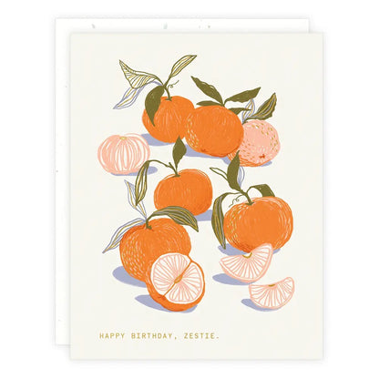 Zestie Birthday Card
