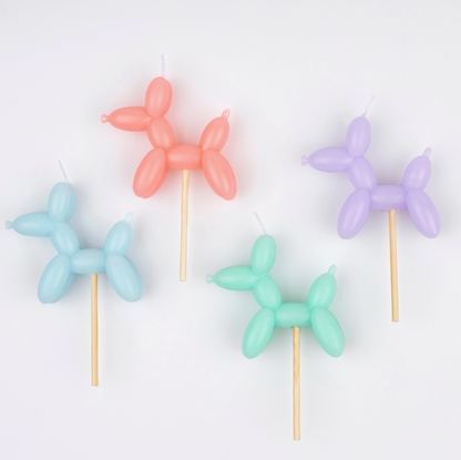 Balloon Dog Candles