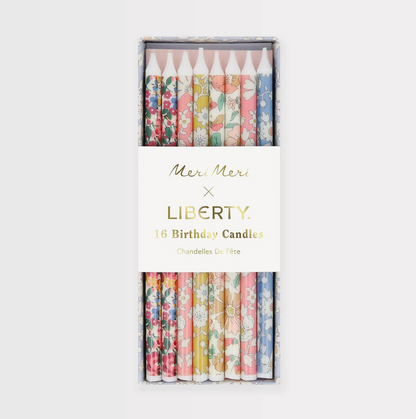 Meri Meri X Liberty Mixed Print Party Candles
