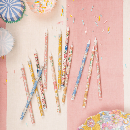 Meri Meri X Liberty Mixed Print Party Candles