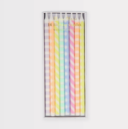 Pastel Patterned Candles