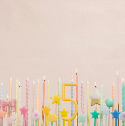 Rainbow Star Candles