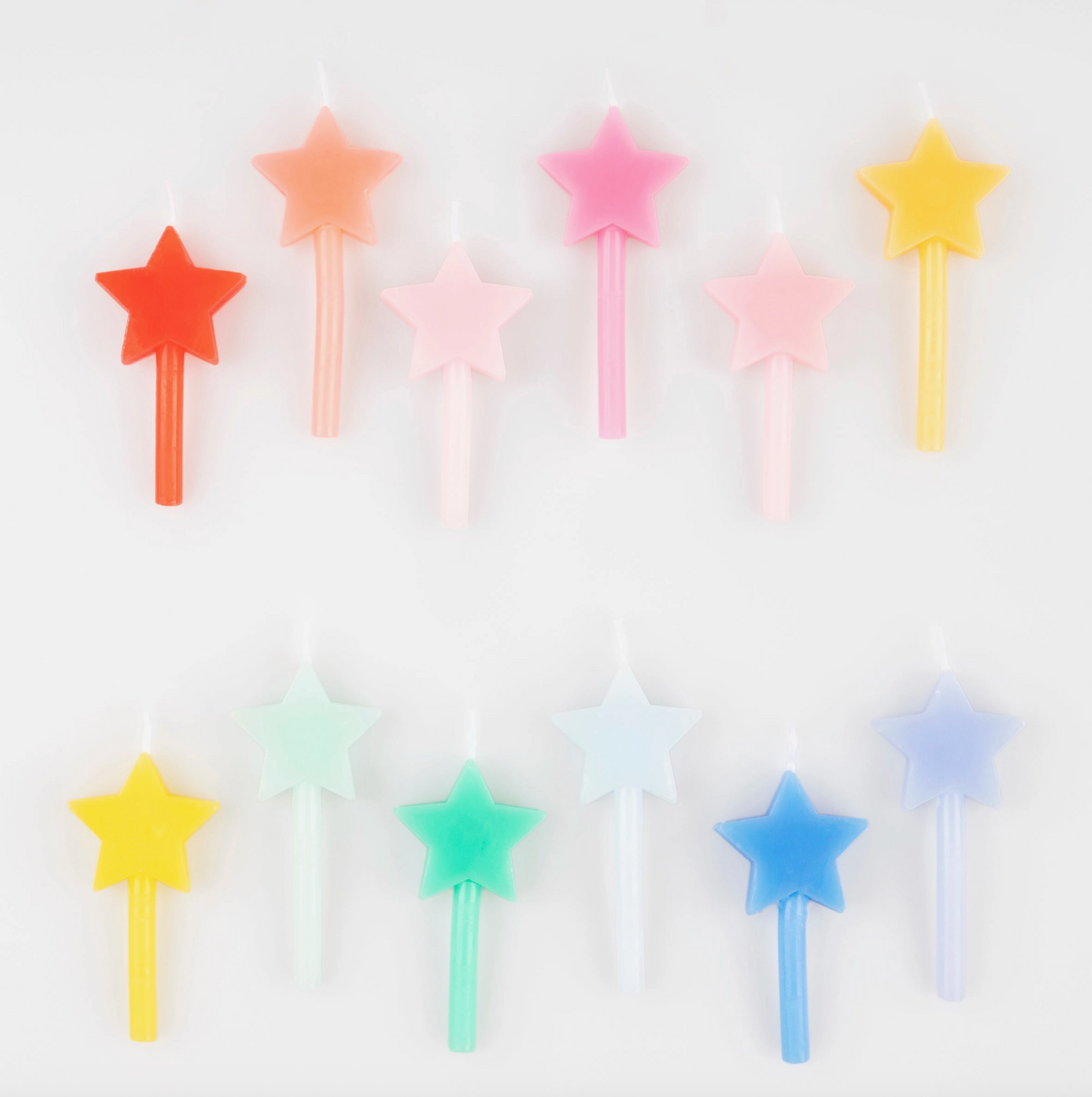 Rainbow Star Candles