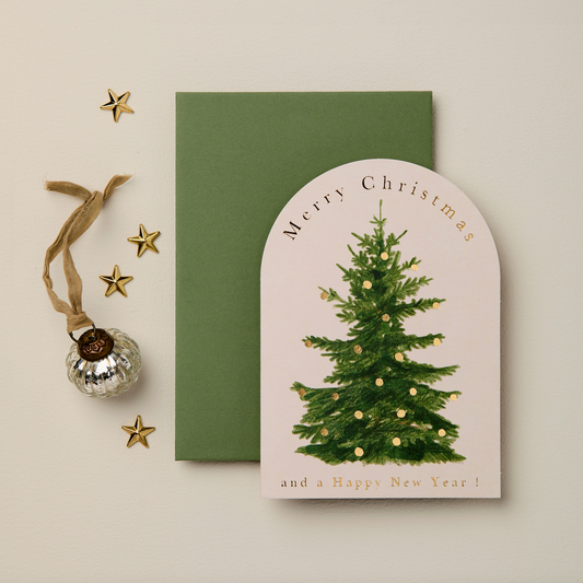 Christmas Tree "Merry Christmas" Card