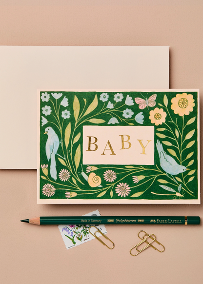 Springtime "Baby" Card