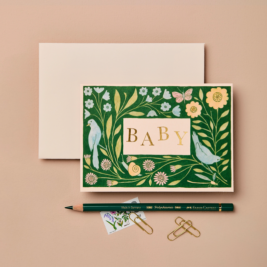 Springtime "Baby" Card