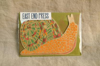 Snail Greeting Card