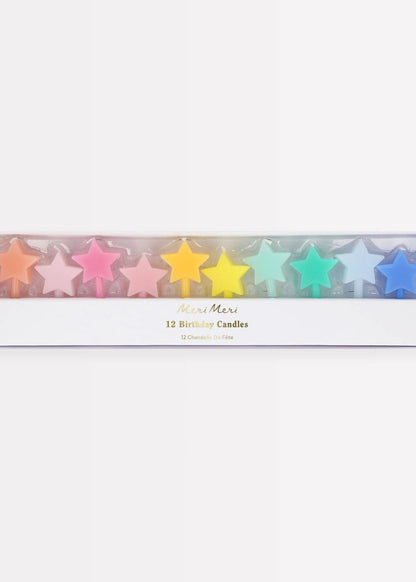 Rainbow Star Candles