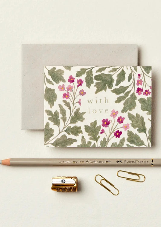 With Love Mini Card