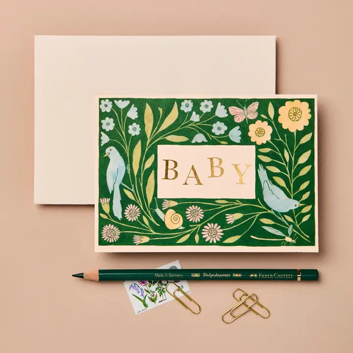 Springtime "Baby" Card