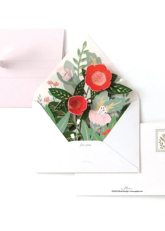 Mini Floral Pop-Up Envelope