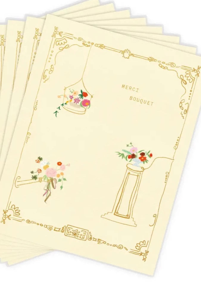 Merci Bouquet Card
