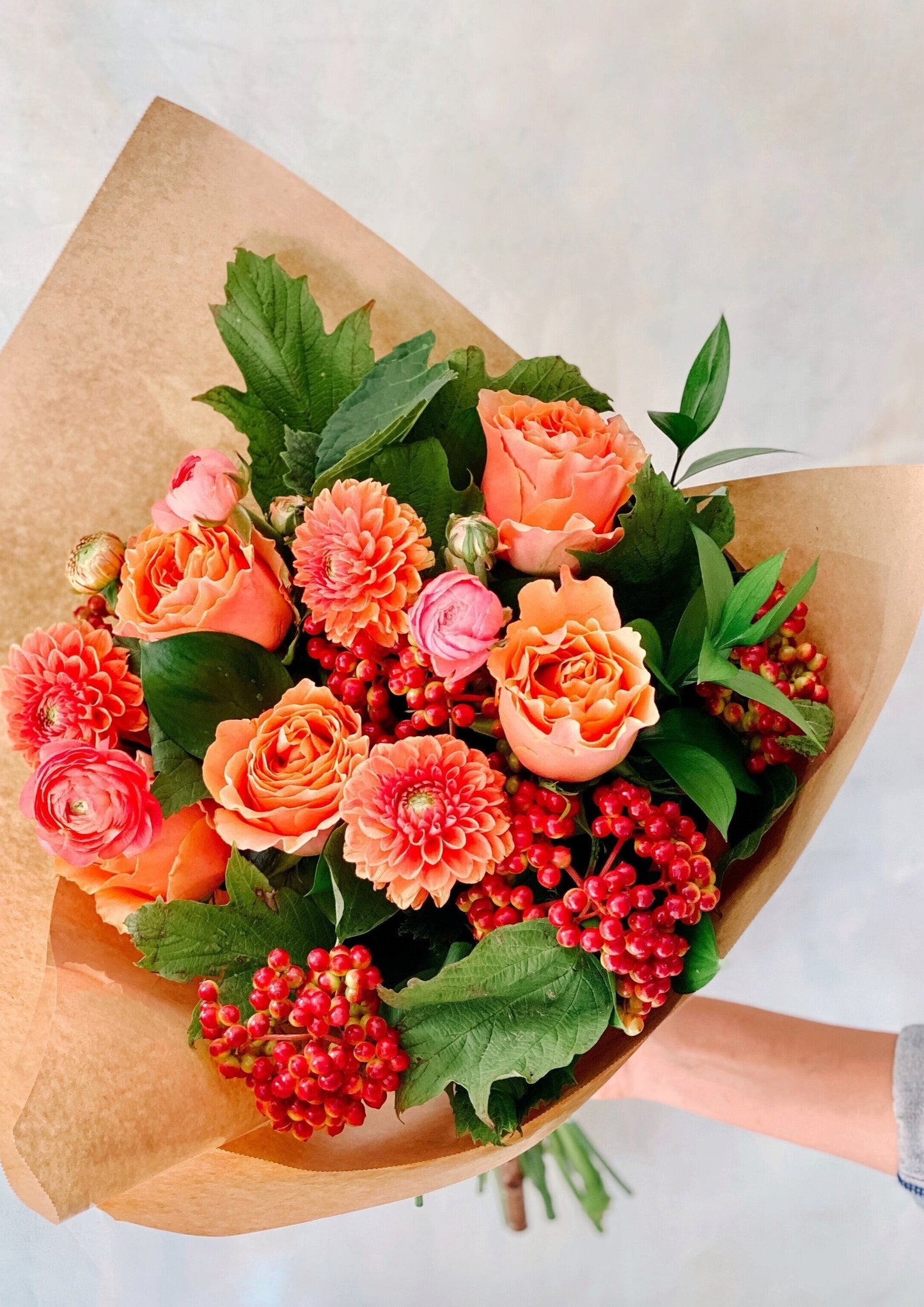 Seasonal Hand-Wrapped Bouquet Subscription